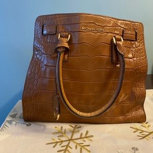 Michael Kors Medium Brown leather Hamilton Bag